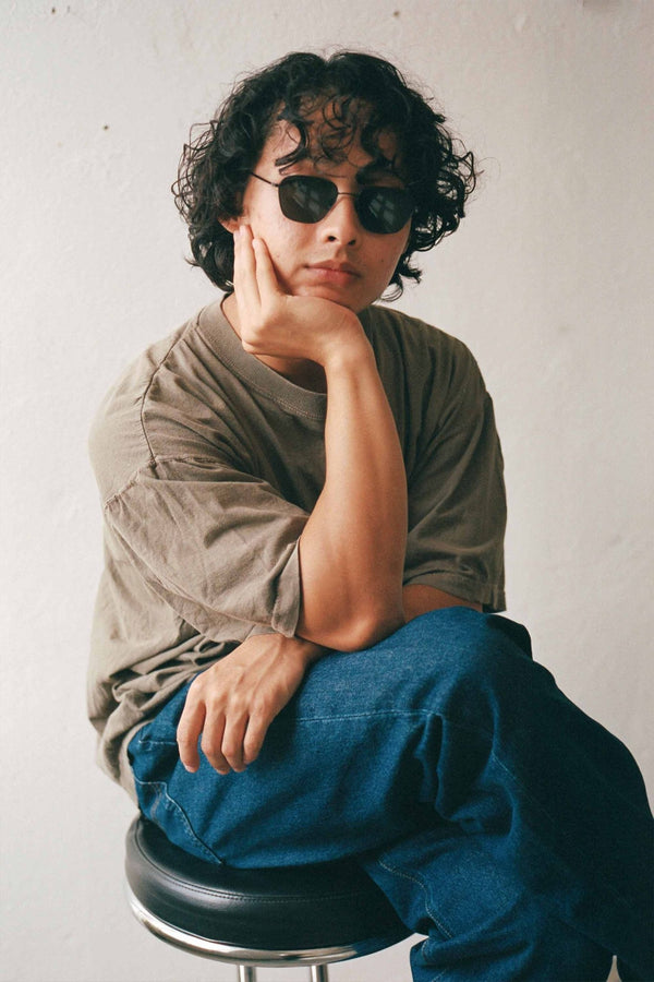 Otis / Black Steel & Green Solid Lens - Shade Files